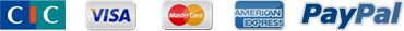 CIC, Visa, MasterCard, American Express, PayPal
